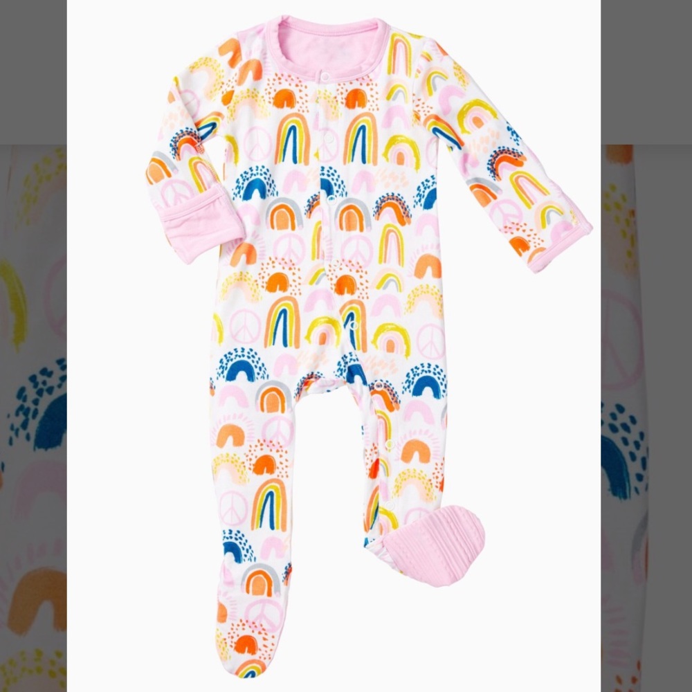 Clover Baby Rainbow Onesie and Headband Set